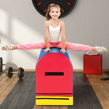 Load image into Gallery viewer, Gymax Gymnastics Mailbox Tumbling Aid Trainer Vaulting Mat w/Pad Handles