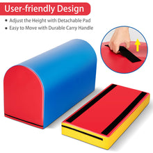 Load image into Gallery viewer, Gymax Gymnastics Mailbox Tumbling Aid Trainer Vaulting Mat w/Pad Handles