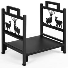 Load image into Gallery viewer, Gymax 18'' Firewood Log Rack Wood Lumber Storage Holder for Fireplace Stove Fire Pit
