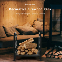 Load image into Gallery viewer, Gymax 18'' Firewood Log Rack Wood Lumber Storage Holder for Fireplace Stove Fire Pit