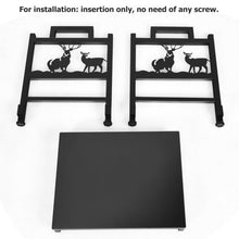 Load image into Gallery viewer, Gymax 18'' Firewood Log Rack Wood Lumber Storage Holder for Fireplace Stove Fire Pit