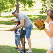 Load image into Gallery viewer, Gymax Baseball Softball Batting Tee Tripod Training Height Adjustable 28'' - 44''