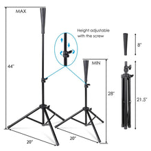 Load image into Gallery viewer, Gymax Baseball Softball Batting Tee Tripod Training Height Adjustable 28'' - 44''
