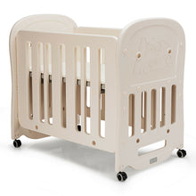 Load image into Gallery viewer, Gymax 3-in-1 Baby Bed Crib w/ 2'' Mattress Convertible Toddler Playard & Rocking Crib