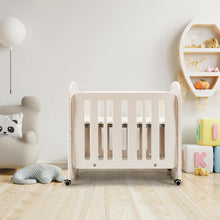 Load image into Gallery viewer, Gymax 3-in-1 Baby Bed Crib w/ 2'' Mattress Convertible Toddler Playard & Rocking Crib