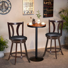Load image into Gallery viewer, Gymax Set of 2 Swivel Bar stool 24'' Counter Height Leather Padded Dining Kitchen Chair