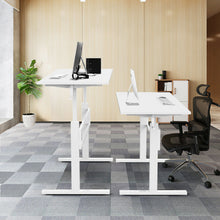 Load image into Gallery viewer, Gymax Standing Desk Height Adjustable Sit to Stand Workstation w/Crank Handle White