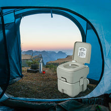 Load image into Gallery viewer, Gymax 5.3 Gallon 20L Portable Travel Toilet Camping RV Indoor Outdoor Potty Commode