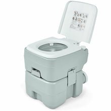 Load image into Gallery viewer, Gymax 5.3 Gallon 20L Portable Travel Toilet RV Camping Potty Commode Indoor Outdoor