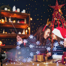 Load image into Gallery viewer, Gymax Christmas Snowflake LED Projector Lights Outdoor Waterproof w/ Remote Control