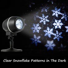 Load image into Gallery viewer, Gymax Christmas Snowflake LED Projector Lights Outdoor Waterproof w/ Remote Control