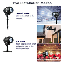 Load image into Gallery viewer, Gymax Christmas Snowflake LED Projector Lights Outdoor Waterproof w/ Remote Control