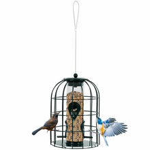 Load image into Gallery viewer, Gymax Squirrel-proof Caged Tube Wild Bird Feeder Outdoor Metal Seed Guard Deterrent