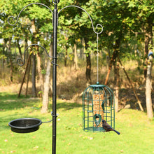 Load image into Gallery viewer, Gymax Squirrel-proof Caged Tube Wild Bird Feeder Outdoor Metal Seed Guard Deterrent