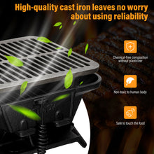 Load image into Gallery viewer, Gymax Heavy Duty Cast Iron Charcoal Grill Tabletop BBQ Grill Stove for Camping Picnic