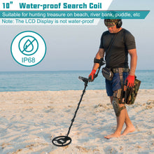 Load image into Gallery viewer, Gymax High Accuracy Metal Detector Adjustable w/ Waterproof Search Coil Headphone Bag