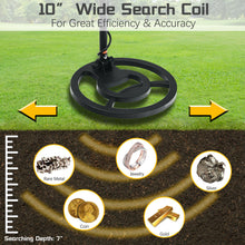 Load image into Gallery viewer, Gymax High Accuracy Metal Detector Adjustable w/ Waterproof Search Coil Headphone Bag