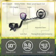 Load image into Gallery viewer, Gymax High Accuracy Metal Detector Adjustable w/ Waterproof Search Coil Headphone Bag