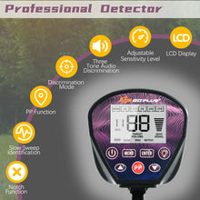 Load image into Gallery viewer, Gymax High Accuracy Metal Detector Adjustable w/ Waterproof Search Coil Headphone Bag
