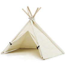 Load image into Gallery viewer, Gymax Pet Teepee Dog Puppy Cat Bed Portable Pet Canvas Tent & House Indoor Outdoor