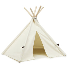 Load image into Gallery viewer, Gymax Pet Teepee Dog Puppy Cat Bed Portable Pet Canvas Tent & House Indoor Outdoor