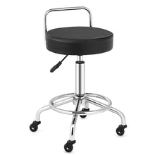 Load image into Gallery viewer, Gymax Pneumatic Work Stool Rolling Swivel Task Chair Spa Office Salon w/Cushioned Seat