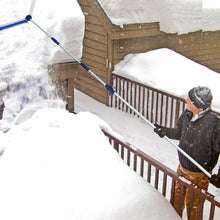 Load image into Gallery viewer, Gymax 21ft Roof Snow Rake Removal Tool Lightweight w/ Adjustable Telescoping Handle