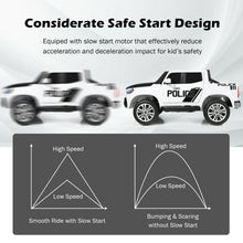 Load image into Gallery viewer, Gymax 12V 2-Seater Kids Ride On Police Car Licensed Mercedes Benz X Class RC w/ Trunk