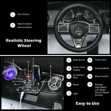 Load image into Gallery viewer, Gymax 12V 2-Seater Kids Ride On Police Car Licensed Mercedes Benz X Class RC w/ Trunk