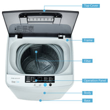 Load image into Gallery viewer, Gymax Full-Automatic Washing Machine Portable Compact Laundry Washer Spin 8.8 lbs