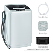 Load image into Gallery viewer, Gymax Full-Automatic Washing Machine Portable Compact Laundry Washer Spin 8.8 lbs