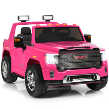 Load image into Gallery viewer, Gymax 12V Licensed GMC Kids Ride On Car 2-Seater Truck w/ Remote Control