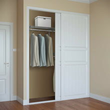 Load image into Gallery viewer, Gymax Custom Closet Organizer Kit 4 to 6 FT Wall-mounted Closet System w/Hang Rod Grey