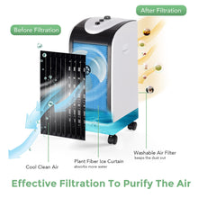 Load image into Gallery viewer, Gymax Evaporative Air Cooler Portable Cooling Fan Humidifier Home Office