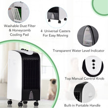 Load image into Gallery viewer, Gymax Evaporative Air Cooler Portable Cooling Fan Humidifier Home Office