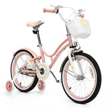 Load image into Gallery viewer, Gymax 18'' Kids Bike Toddlers Adjustable Freestyle Bicycle w/ Training Wheels