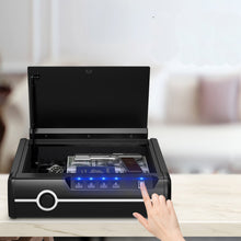 Load image into Gallery viewer, Gymax Pistol Safe Handgun Safe Steel Gun Security w/ Biometric Fingerprint Lock