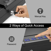 Load image into Gallery viewer, Gymax Pistol Safe Handgun Safe Heavy-Duty Steel Gun Security w/ Backup Keys