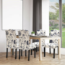 Load image into Gallery viewer, Gymax Set of 2 Tufted Dining Chair Upholstered Nailhead Trim Rubber Wooden Leg