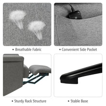 Load image into Gallery viewer, Gymax Massage Recliner Chair Swivel Single Sofa Lounge w/Adjustable Headrest