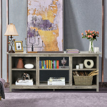 Load image into Gallery viewer, Gymax 58'' 2-Tier TV Stand Entertainment Media Center Console Up to 65'' Grey