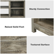 Load image into Gallery viewer, Gymax 58'' 2-Tier TV Stand Entertainment Media Center Console Up to 65'' Grey