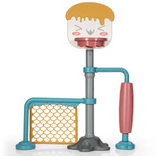 Load image into Gallery viewer, Gymax 3-in-1 Basketball Stand Set w/ Soccer & Roller Adjustable Height
