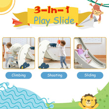Load image into Gallery viewer, Gymax 3 in 1 Folding Kids Climber Slide Play Set w/Basketball Hoop Indoor
