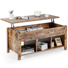 Load image into Gallery viewer, Gymax Lift Top Coffee Table w/ Storage Compartment Shelf Living Room Retro