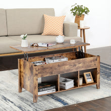 Load image into Gallery viewer, Gymax Lift Top Coffee Table w/ Storage Compartment Shelf Living Room Retro