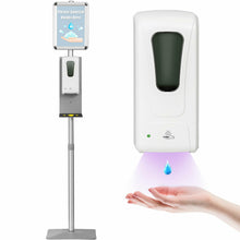 Load image into Gallery viewer, Gymax Automatic Soap Dispenser Touchless Sanitizing Station w/ Sign Board