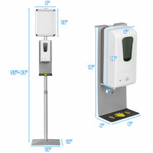 Load image into Gallery viewer, Gymax Automatic Soap Dispenser Touchless Sanitizing Station w/ Sign Board