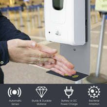 Load image into Gallery viewer, Gymax Automatic Soap Dispenser Touchless Sanitizing Station w/ Sign Board