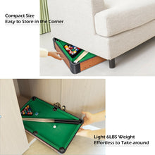 Load image into Gallery viewer, Gymax 24'' Mini Tabletop Pool Table Set Indoor Billiards Table w/Accessories